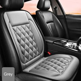 Car Seat Covers Heated Cover 12V Heating Electric Cushion 2 Gear Adjustable Non-slip Breathable Auto Interior Accessories