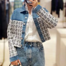 Women's Jackets Sandro Woman's Cropped Denim Coatigan | Size S-L