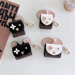 Designer Fashion Earphone Cases Brand Letters Earphones Protector For Airpods Pro Airpods 3 2 1 Airpods Pro 2 Luxury leather Cases Cover bags with Lanyard 62832