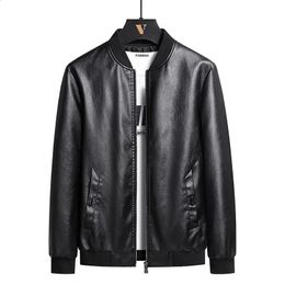 Men's Jackets Men Leather Jacket Korean Fashion Sheepskin Man Coat Trend Casual Slim Fit Male Clothing Plus Size 8XL 231116