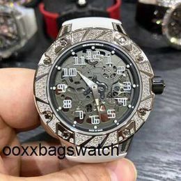 Richardmiler Watches Automatic Miler Style Wristwatch Platinum Original Diamond Rm033 Automatic Machine 457mm Male and Female Watch HBL6