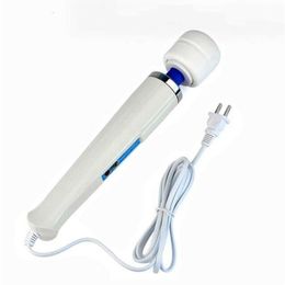 Party Favour Multi-Speed Handheld Massager Magic Wand Vibrating Massage Hitachi Motor Speed Adult Full Body Foot Toy For2919