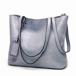 large shoulder bags Classic shoulder bag real oxidation leather fashion duffle travelling bag luxury handbags presbyopic boston messenger
