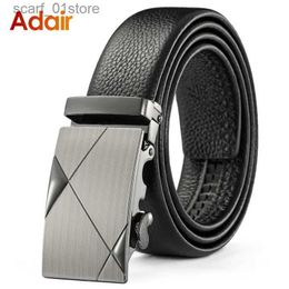 Belts Belts for Men Automatic Male Work Business Casual Luxury Men Belts Metal pu Leather Designer Famous Brand Jeans Str ZDP001L231117