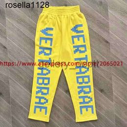 New 23ss Men's Pants Puff print Vertabrae Letters Sweatpants Men Women 1 Best Quality fashion brand Jogger Drawstring mens Pants