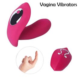 NXY Eggs Remote Control Wearable Vibrator Dildo Vibrators for Women G spot Clitoris Invisible Butterfly Panties Vibrating Egg Sex Toys 2023 1124