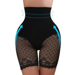 Women's Shapers Women Thigh Slimmer Shapewear Under Dress Shorts High Waist Tummy Control Panties Body Hip Lift Lace Breathable