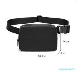 Outdoor Bags Nylon Shoulder Bag Adjustable Running Belt Waist Pack Multifunctional Wear-Resistant 22 High-Capacity Sports