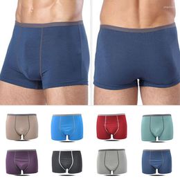 Underpants Men Black Bamboo Boxer Men's Panties Shorts Man Breathable Mens Underwear Briefs Sexy Elastic Boxers For