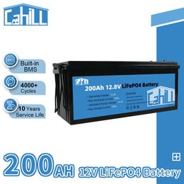 Brand New12V 200AH Lifepo4 Battery Pack Built-in BMS Grade A Rechargeable Lithium iron phosphate Cell For Golf Carts Rv EV Boat