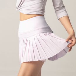 Новинка 2023 года, бесшовная короткая юбка для йоги, дышащая женская спортивная одежда для фитнеса с высокой талией, быстросохнущая спортивная одежда для тренировок