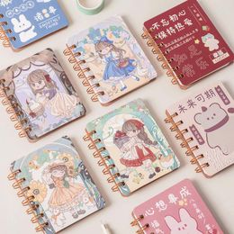 Thickened Notebook Mini A6 Stationery For School Supplies Kawaii 1PCS