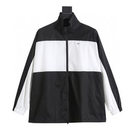 Mens Designer Jacket Windbreaker Luxury Brand Clothes Letter Print Oversize Raincoat Represent Fashion Couple Outerwear Loose Black White Coats 6 Colour G1WM