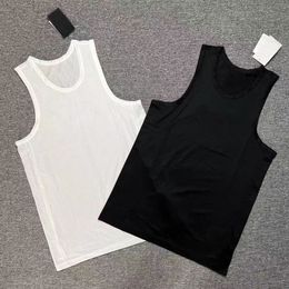 Solid Tank Top Men Underwear Summer Casual Workout Gym Clothing Sleeveless Muscle Elasticity Mens Tops Loose Breathable