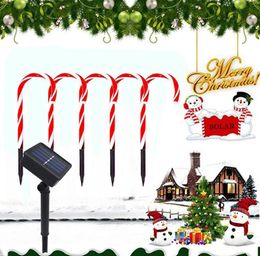 Other Festive Party Solar cane light one drag four five candy lights Christmas decoration LED holiday lights3187421
