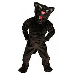 Halloween POWER CAT PANTHER Mascot Costume Suit Party Dress Christmas Carnival Party Fancy Costumes Adult Outfit