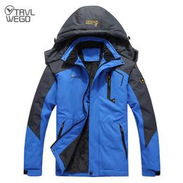 Hunting Jackets TRVLWEGO -20 Degree Super Warm Winter Jacket Men Waterproof Breathable Snowboard Snow Outdoor Skiing Hiking Coat