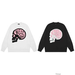Designer Sweaters Mens sweater hoodie We Korean 11done Fun Skull Print Knitted Sweater Well Men's Women's Loose Round Neck Couple Trend