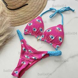 Women's Swimwear 2023 New Bikini Bandeau Push Up Swimwear Female Sexy Mayo Swimsuit Women Bathing Suit Biquini Mulher Swim Suits Clothing Sets T230417