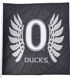 Oregon Ducks Wings flag Black 3x5FT 150x90cm Printing 100D polyester Indoor Outdoor Decoration Flag With Brass Grommets 3672688