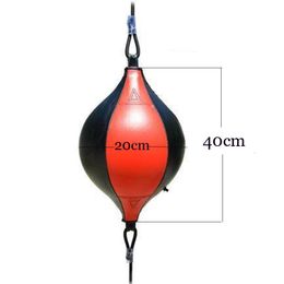 Punching Balls PU Boxing Training Punching Bag Fitness Muay Thai Double End Boxing Speed Ball Pear Inflatable Boxing Equipment Bodybuilding 230417