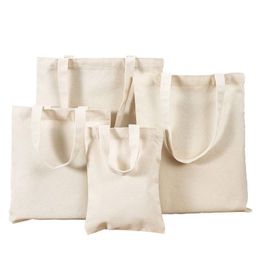 Storage Bags Portable Canvas Bag Grocery Handbag Foldable Fabric Tote Shop Bags For Woman Cloth Organiser Drop Delivery Home Garden Ho Dhmg4