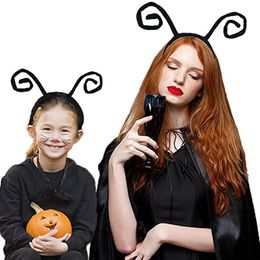 Velvet Spiral Bug Insect Butterfly Antennae Headband Costume Accessory for Women Men Kids 20pcs 290S