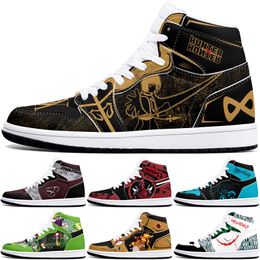 DIY classics customized shoes sports basketball shoes 1s men women antiskid anime cool fashion customized figure sneakers 312529