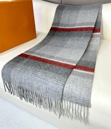 Winter Warm Cashmere Scarf Shawl Wrap Scarves Plaid Gey Winter Cheque Scarf Mens