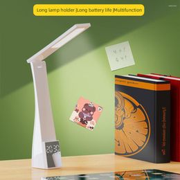 Table Lamps Multifunctional Smart Lamp Night Light With Clock Setting For Office