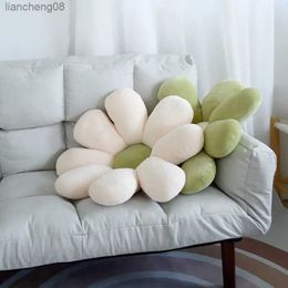 Cushion/Decorative Charming Daisy Petal Cushion Set for Office Bedroom Sitting Comfortable and Adorable Girls' Floor Sofa