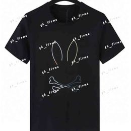 Rabbit T Shirt Brand T-shirts Skull Bunny Pattern Top Cotton O-neck Short Sleeve Tshirt Print Ghost Rabbit Polo Shirt Summer Mens Tee 353