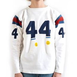 Men s T Shirts Long Sleeves Kapital Kountry No 44 Football T Shirt Men Women Oversize Anime Clothes Patchwork T Shirt with Socks Tee Tops 231117