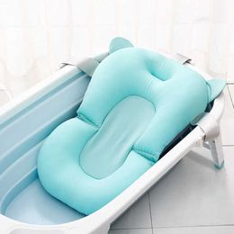 Tubs Seats Suspension Pad Portable Child Chair Newborn Non-Slip Bathtub Mat Safety Cushion Baby Bathing Bed P230417