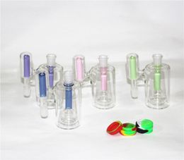 hookahs 14mm Glass Ash Catchers With Glass Bowls 45 90 Degrees Ashcatcher Tyre Percolators For Water Bongs Oil Dab Rigs5450307