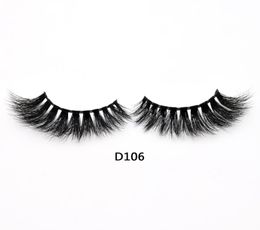 3D Real Mink Lashes Fur False Eyelashes Strip Thick Fake Faux Eye Lashes Makeup Beauty 100 Handmade Glitter Packing with Log7379475