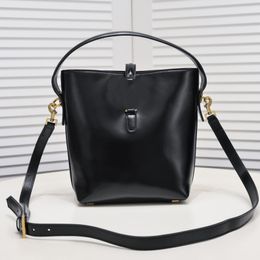 Cowhide Shopping Bag Handbags Fashion Shoulder Crossbody Bags Gold Hardware Letter Hasp Interior Zipper Pocket Removable Strap Cell Phone Pocket Totes Wallets