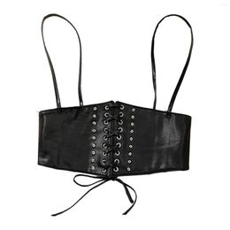 Belts Women Waist Belt Underbust Corset Camisole Waistband Cinch Tied Stylish Dress Girdle For Skirt Party Rave Costume Girls