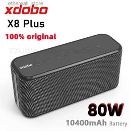 Cell Phone Speakers XDOBO X8 Plus Bluetooth Speaker TWS 80W TV Soundbar 10400mah Mobile Phone Mobile Power Wireless Subwoofer Music Centre DSP Chip Q231117