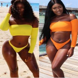 Fashion Two Piece Bikini Sexy Women Summer Clothes Beach Playsuits Swimwear Bikinis Set Swimwear Push Up Swimsuits Selling Bat228V