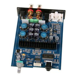 FreeShipping A2 Audio Digital Home Theatre Amplifier support 2 RCA Inputs and 35mm Headphone Jack Input Bgmdw