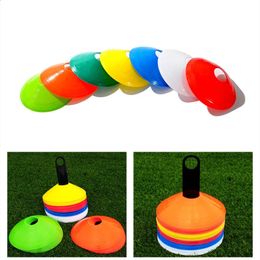 Other Sporting Goods 12Pcs Soccer Disc Cone Set Football Agility Training Saucer Cones Marker Discs Multi Sport Training Space Cones Accessories 231116