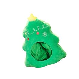Beanieskull Caps Christmas Tree Plush Hat Winter Celebration Role Playing Clothing Parents Children Navidad Props 629
