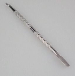 Cuticle Pusher Metal Round Stainless steel professional senior Spoon 10 pcslot Nail Cleaner Manicure Pedicare TTS07 123 mm2666374