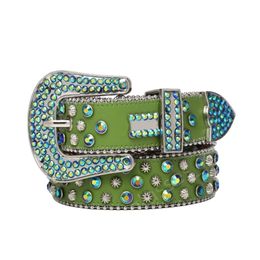 Bb Simon Belt Designer Top Quality Belt Mens Belt For Women Shiny Diamond Belts Multicolour With Bling Rhinestones As Gift Waistband