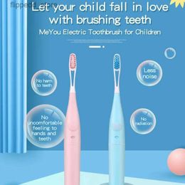 Toothbrush MEYOU Ultrasonic Automatic Sonic Electric Bass Brushing Toothbrush Rechargeable Waterproof Replacement Heads Set for ren Q231117