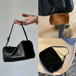 Bags Designer Women Bag The Row Bag Designer Suede Penholder Reverse 90s Mini Simple Handbag Leather Female