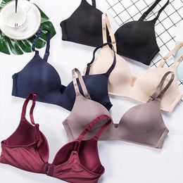 Bras Seamless Bra Women's Underwear Women Bralette Brassiere Fashion Stretch Bras for Female Sexy Push Up Bra A B Cup Lingerie P230417