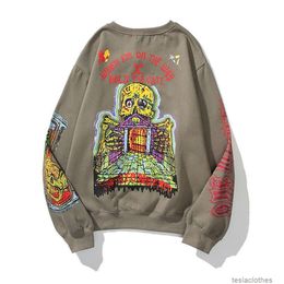 Designer Hoodie Men's Sweatshirts Fashion Streetwear Kanyes Season6 a Joint Name of Rapper Old School Graffiti Funny Versatile Fashion Sweater