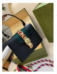 HOT Sylvie series navy bag imported Nappaleather Totes Evening Bags crossbody satchel hobo handbag outdoor messenger bags Cross Body Backpack Style wallet AAAAAAA